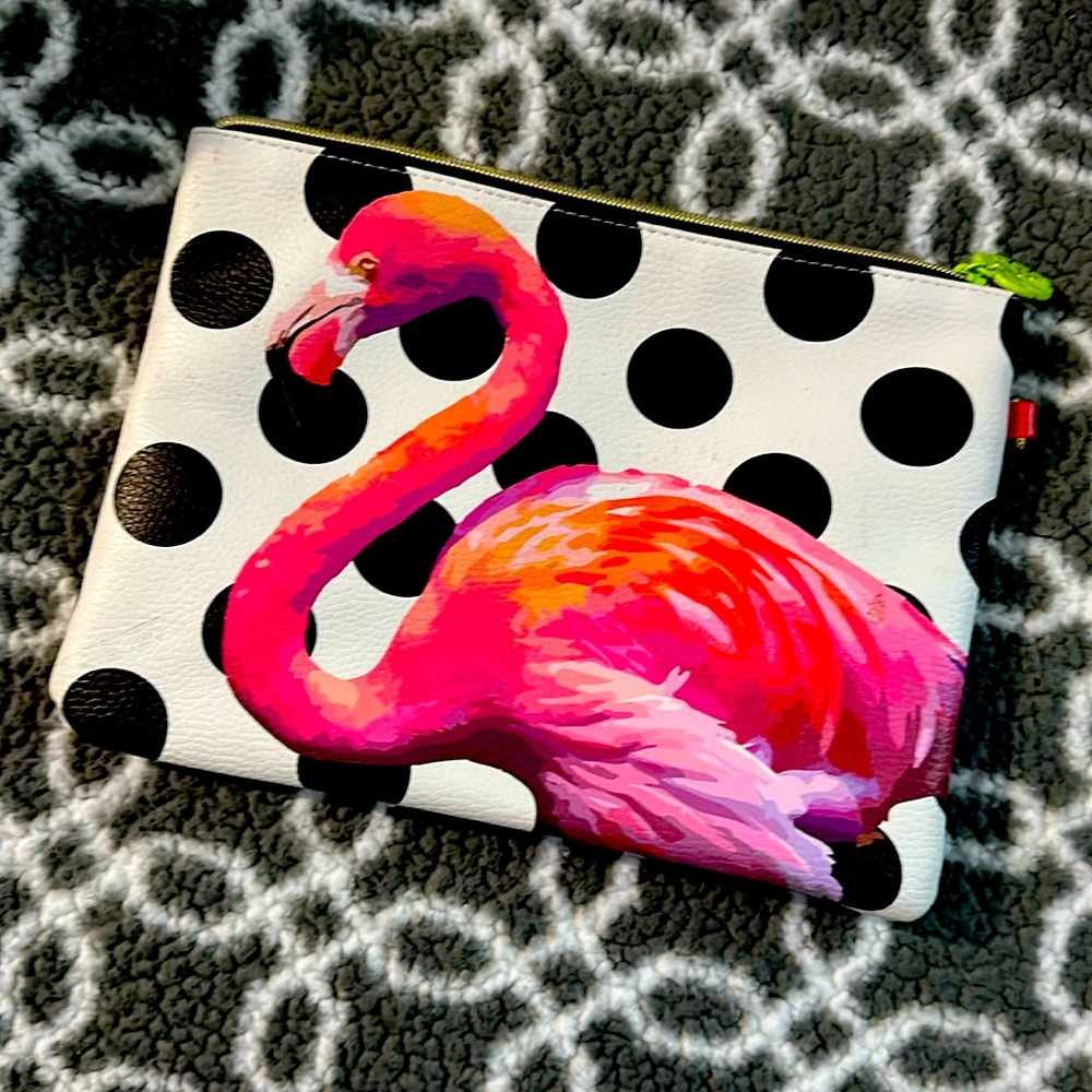 FLAMINGO Makeup Bag Clutch Purse